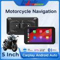 Pantalla Inteligente 5” para Moto con CarPlay y Android Auto – GPS, Bluetooth e IP67timedia Player